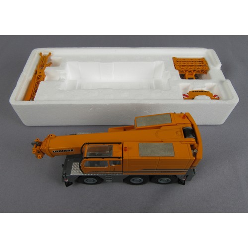 228 - CONRAD No.20100/0 LIEBHERR LTC 1055 Mobile Crane, 1:50th Scale, plus NZG No.652 LIEBHERR Mercedes HT... 