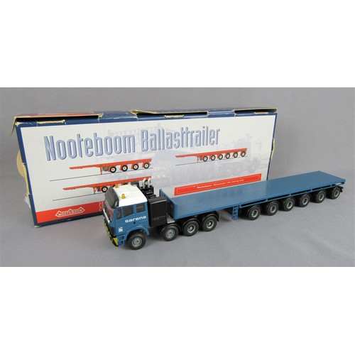 230 - ZON MODEL (HOLLAND) Nooteboom Ballasttraider trailer with Mercedes Tractor Unit, 1:50th Scale. Near ... 