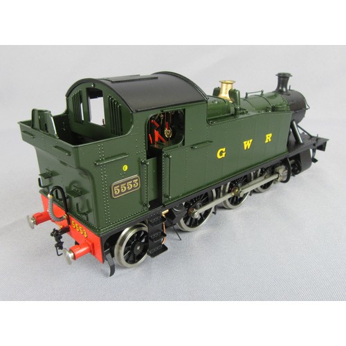 51 - ‘0’ Gauge Finescale Tower Brass by Sancheng. GWR Prairie Tank Loco No.5553, Painted by Tower, Late G... 