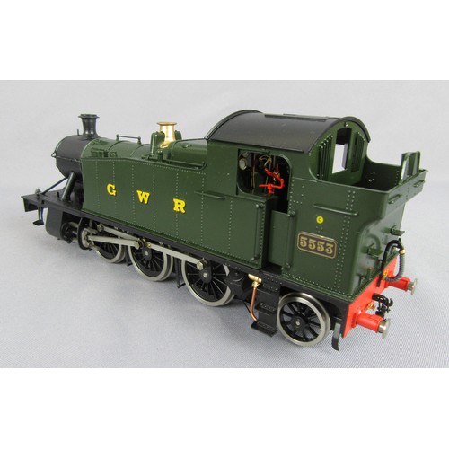 51 - ‘0’ Gauge Finescale Tower Brass by Sancheng. GWR Prairie Tank Loco No.5553, Painted by Tower, Late G... 