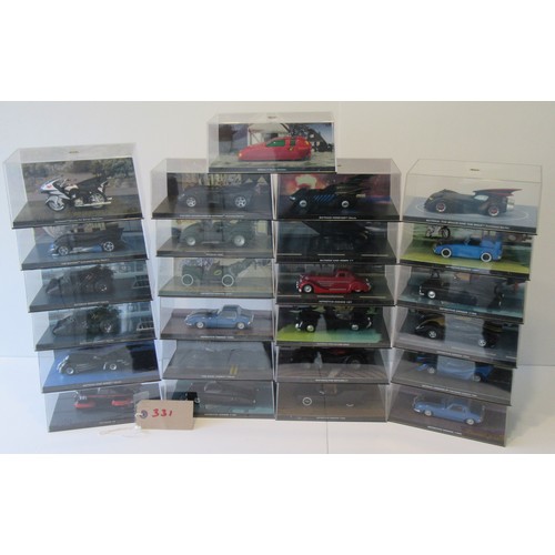 331 - D.C. COMICS BATMAN VEHICLES, various. Generally Mint in Excellent boxes. (25)