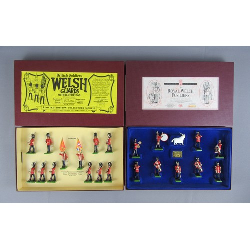 144 - BRITAINS SOLIDERS 5186 Welsh Guards & 5191 The Royal Welch Fusiliers. Mint in Excellent to Mint Boxe... 