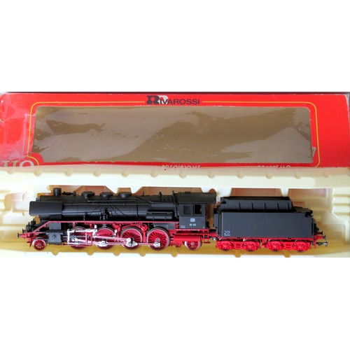 104 - RIVAROSSI 1346 HO gauge Class BR39 2-8-2 Loco and Bogie Tender with smoke deflectors No. 39 149 DB b... 