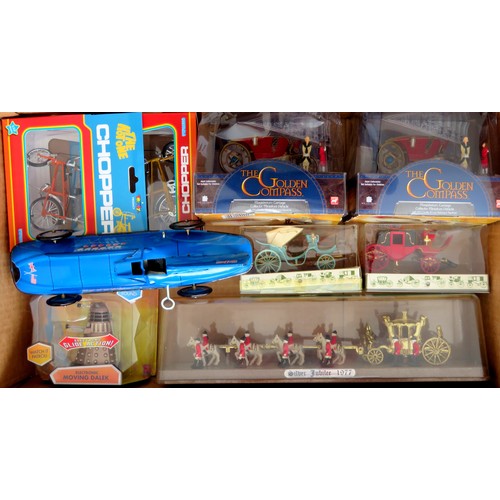 304 - MIXED DIECAST / TRINPLATE  TOYS to include: “Doctor Who Dalek”, 2 x “The Golden Compass” Magisterium... 