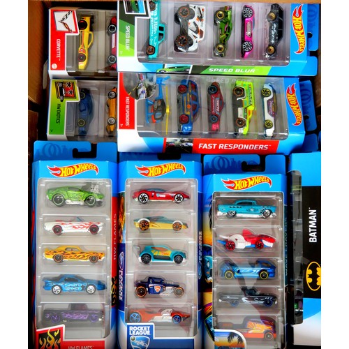 313 - HOT WHEELS Vehicles comprising: 16 x 5-Car Packs. All appear as new (80 Vehicles)