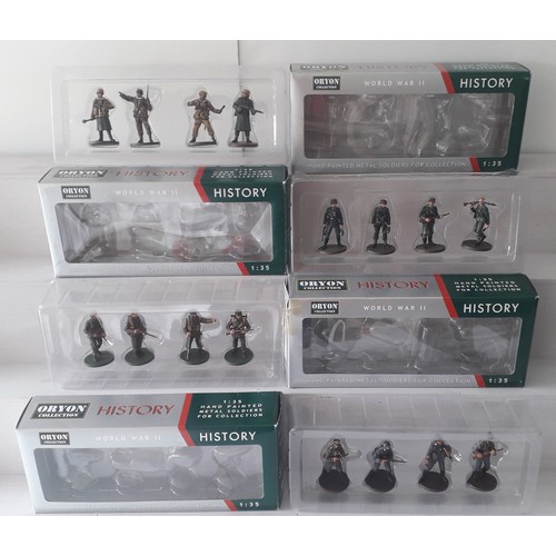 327 - ORION COLLECTION hand painted soldiers to include, 2001 German Panzergrenadiers, 2005 British Parach... 