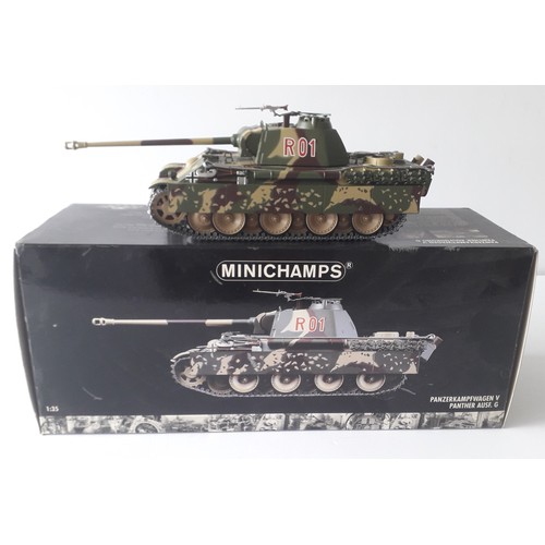 332 - MINICHAMPS 1/35th Panzerkampfwagen v Panther Ausf.G. Mint in Mint Box.