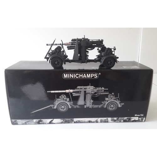 335 - MINICHAMPS 1/35th 88MM Flak Gun. Mint in Mint Box