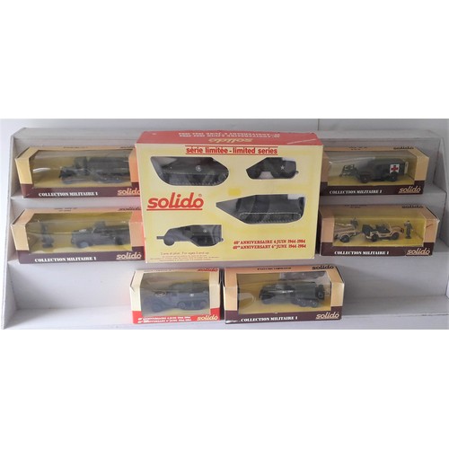 336 - SOLIDO 40TH Anniversary 6th June 1944-1984, plus Collection of Militaire Models. Mint in Excellent B... 