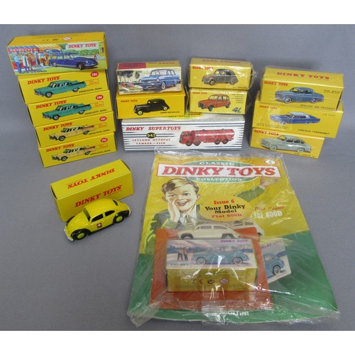 95 - ATLAS DINKY TOYS to include 532 Lincoln Premiere, 521 Berline 403 Peugeot, 24x Ford ‘Vedette 54’, 54... 