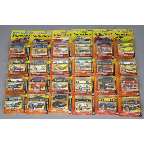 100 - MATCHBOX SUPERFAST 2006 group of 24 models to include 2x No.1 Ford Thunderbird, 2x No.48 Jaguar XK12... 