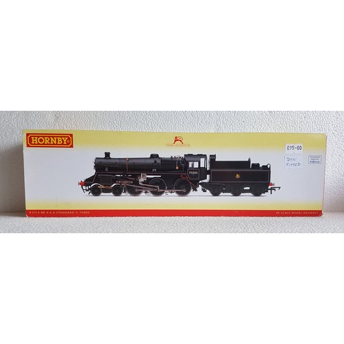 62 - HORNBY (China) R2714x BR 4-6-0 Class 75000. BR Black No.75005, DCC Fitted. Excellent to Mint in Good... 