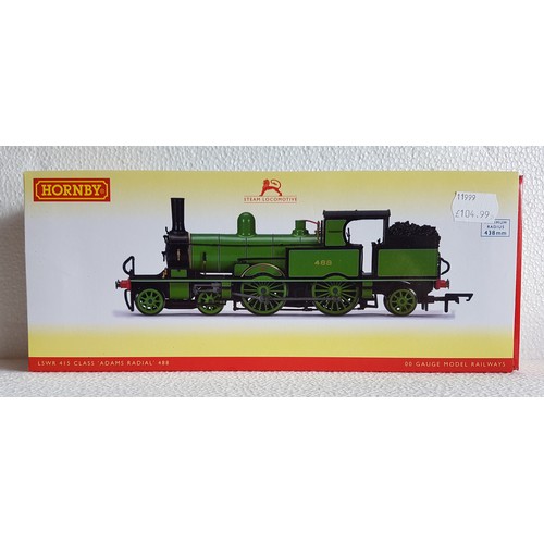 65 - HORNBY (China) R3335 LSWR 4-4-2 T ‘Adams’ Radial tank No.488 Green Livery, DCC Fitted. Excellent to ... 