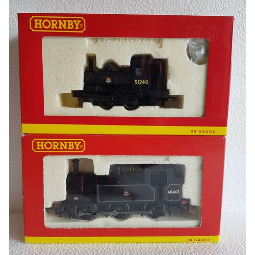 66 - HORNBY (China) R2155B Class J83 0-6-0 Tank Loco No.68463, R3024 BR Pug 0-4-0 Tank Loco No.51240. Bot... 