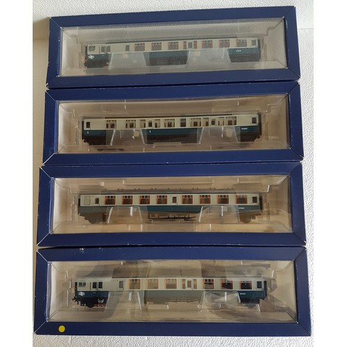 84 - BACHMANN ‘00’ 31-427 Class 411 4-CEP EMU 4 Car Set, BR Blue/Grey. Excellent to Mint, Boxed. (Lacks O... 