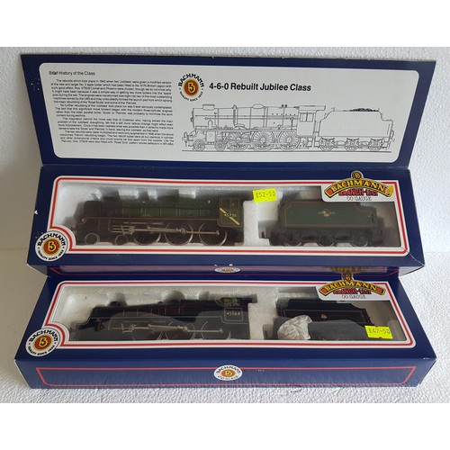 95 - BACHMANN ‘00’ 31-152 Jubilee Class 45568 ‘Western Australia’ BR Black, 31-251 Jubilee Class 45736 ‘P... 