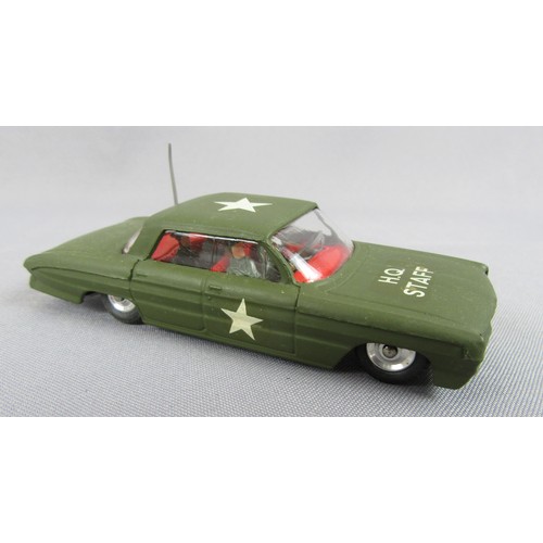 324 - CORGI TOYS 358 Oldsmobile Staff Car. Near mint – suspension has collapsed on one side, in a Good Plu... 