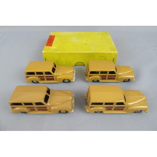 326 - DINKY TOYS 27F Estate Car Trade Box with 4 cars. Good Plus to Excellent in Good Plus Box with ‘Hudso... 