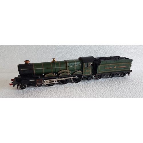 106 - WRENN ‘00’ Castle Class Loco & Tender, Repainted & Detailed No.5010 ‘Restormel Castle’. Very Good to... 