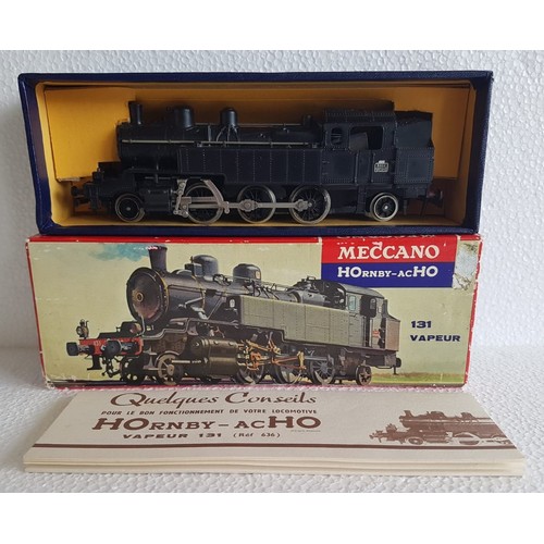 112 - HORNBY ACHO 636 1-3-1 Tank Loco (small lights). Excellent to Near Mint, Picture Box Very Good to Exc... 