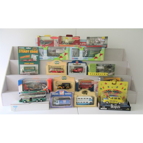 314 - MIXED DIECAST to include 2x Corgi Dads Army Vans and others. Mint in Excellent Boxes. (17)