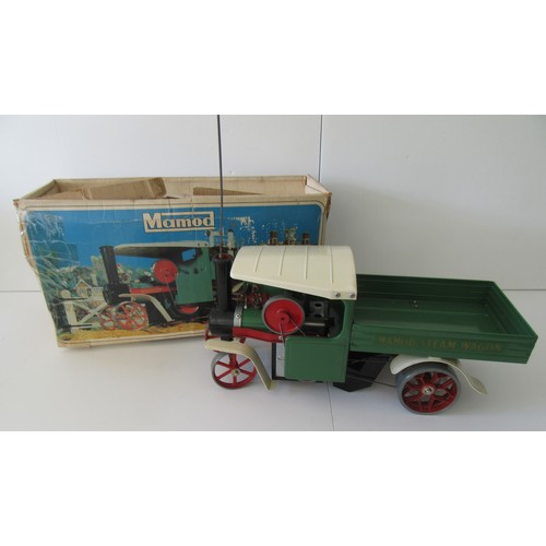 317 - MAMOD SW1 Steam Wagon (early edition) in Green, not been fired. Near Minty in a Good Plus Box.