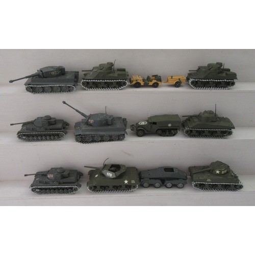 35 - SOLIDO MILITARY UNBOXED models to include 222 Chat Tiger, 253 General Lee and others. Generally Exce... 