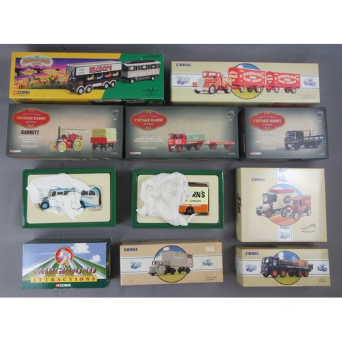 236 - CORGI CLASSICS to include 3x Vintage Glory, Showman’s & Fairground Attractions and others. All Appea... 