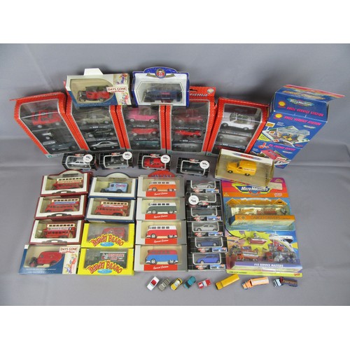 265 - CAMARAMA/LLEDO/MICRO MACHINES to include 5x Cararama 3 Piece packs, 10x Action Cars, 14x Lledo Days ... 