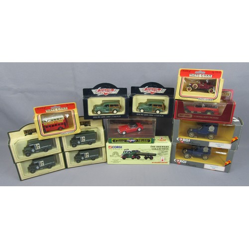 305 - CORGI/LLEDO/MATCHBOX models to include 4x Days Gone NAFFI Refreshments Van and 2x Corgi Classics NAF... 