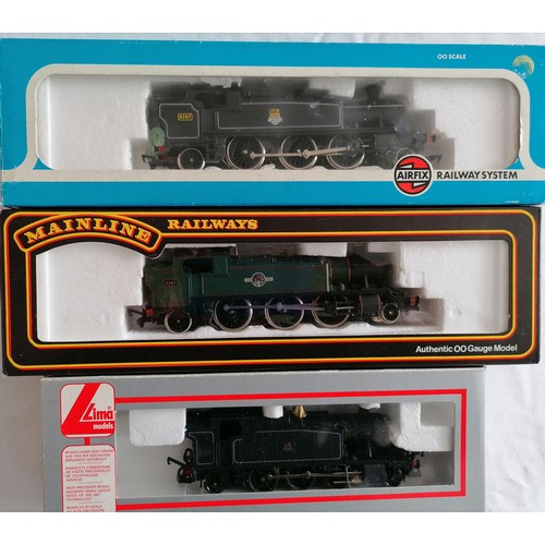 317 - VARIOUS 00 Gauge Loco’s comprising AIRFIX BR Large Prairie Tank No 6167 black, CatNo 54151-4. MAINLI... 