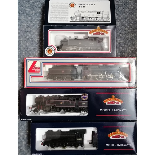 320 - BACHMANN 00 Gauge Loco’s comprising BR Fairburn Class 4 2-6-4 Tank 42096 (DCC Ready) black, Cat no 3... 