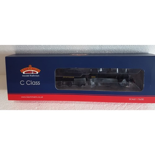 52 - BACHMANN ‘00’ 31-461 Southern Region C Class No.1256 Black livery. Excellent to Mint/Boxed.
