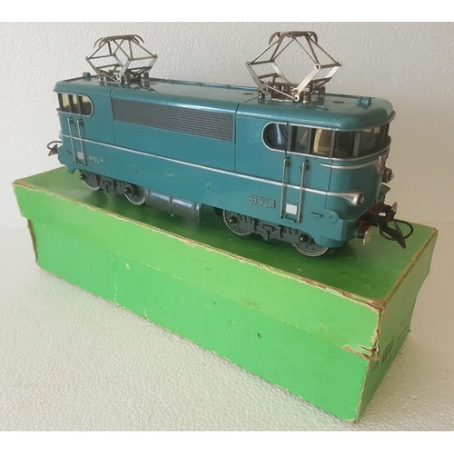 73 - HORNBY (FRENCH) ‘0’ Gauge TNB 3-Rail DC Electric Loco BB9201 SNCF Green. Excellent/Boxed, box has pe... 