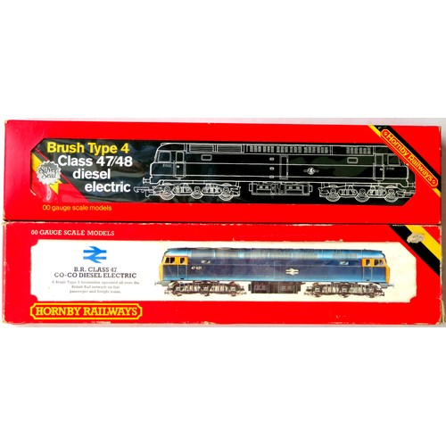 346 - HORNBY 00 Gauge Diesel Locos comprising: R060 Brush Type 4 Class 47/48 Co-Co No. D1520 2-tone BR gre... 