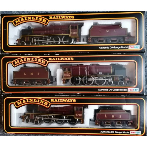 355 - MAINLINE 00 Gauge LMS 4-6-0 Loco’s comprising Jubilee 5719 Glorious (with Fowler tender) red, Cat no... 