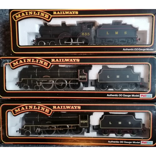 357 - MAINLINE 00 Gauge LMS Loco’s comprising Royal Scot No 6115 Scots Guardsman black, Cat no 37056. Rebu... 