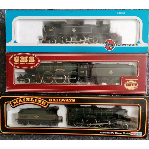 363 - AIRFIX GMR 00 Gauge Loco BR 4079 Pendennis Castle green Cat no 541255. MAINLINE BR 7827 Lydham Manor... 