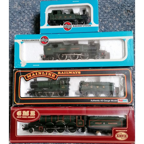 365 - AIRFIX GMR 00 Gauge Loco’s comprising GWR 4-6-0 4073 Caerphilly Castle green, Cat no 541242. MAINLIN... 