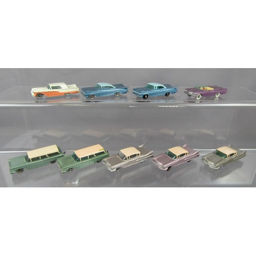 67 - MATCHBOX 1-75 REGULAR WHEELS to include 2x 31b Ford Fairlane Station Wagon, 3x 27c Cadillac Sixty Sp... 