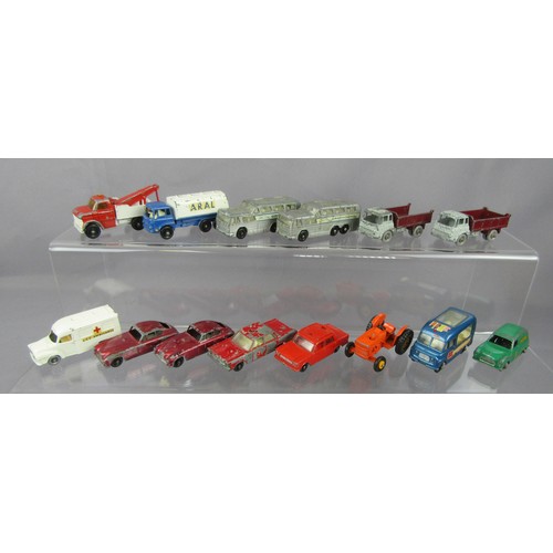 69 - MATCHBOX 1-75 REGULAR WHEELS to include harder to find variations 2x 53a Aston Martin, 2x 3b Bedford... 