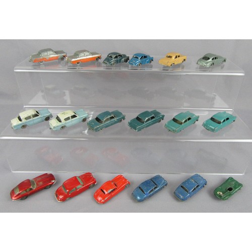 85 - MATCHBOX 1-75 REGULAR WHEELS group of British cars to include Ford, Hillman, Aston Martin, Jaguar an... 