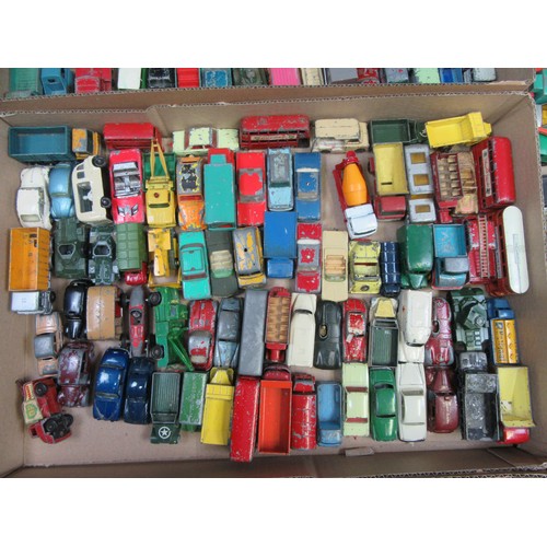 90 - MATCHBOX 1-75 REGULAR WHEEL, large quantity of unboxed models (5 trays) including some rarer variati... 