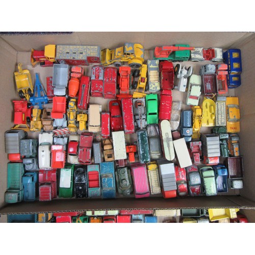 90 - MATCHBOX 1-75 REGULAR WHEEL, large quantity of unboxed models (5 trays) including some rarer variati... 