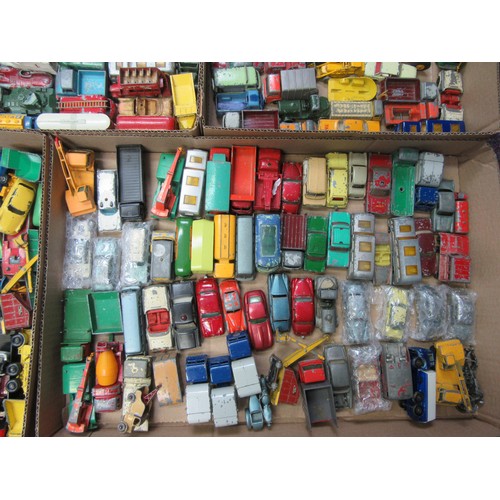 90 - MATCHBOX 1-75 REGULAR WHEEL, large quantity of unboxed models (5 trays) including some rarer variati... 