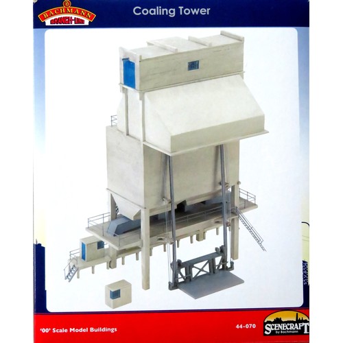 125 - BACHMANN SCENECRAFT 00 gauge 44-070 Coaling Tower. Excellent in Excellent Box with Outer Mailer