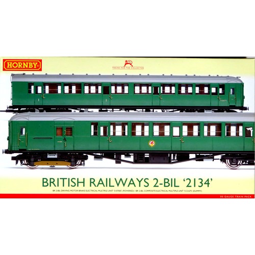 107 - HORNBY (China) 00 gauge R3162 (DCC Ready) BR 2-BIL 2134 Train Pack containing: BR 2-BIL Driving Moto... 