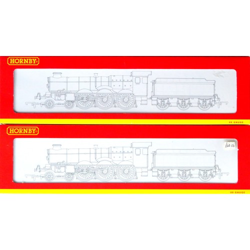 132 - HORNBY (China) 00 gauge Castle Class 4-6-0 Steam Locos and Tenders comprising: R2280 “Blenheim Castl... 