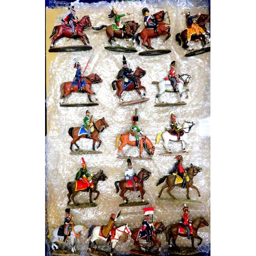 157 - DEL PRADO “Cavalry of the Napoleonic Wars” Collection of 70 approx. various Figures on Horseback.  G... 