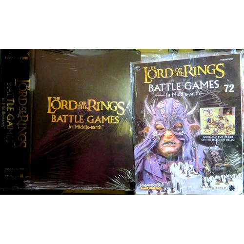 158 - DE AGOSTINI “The Lord of The Rings Battle Games in Middle Earth” Collection of 90 approx. x Magazine... 